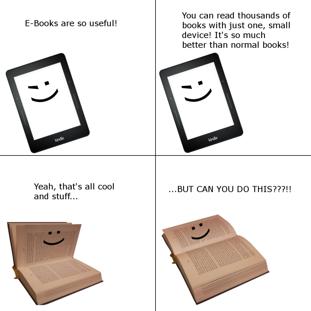 Books vs. the internet