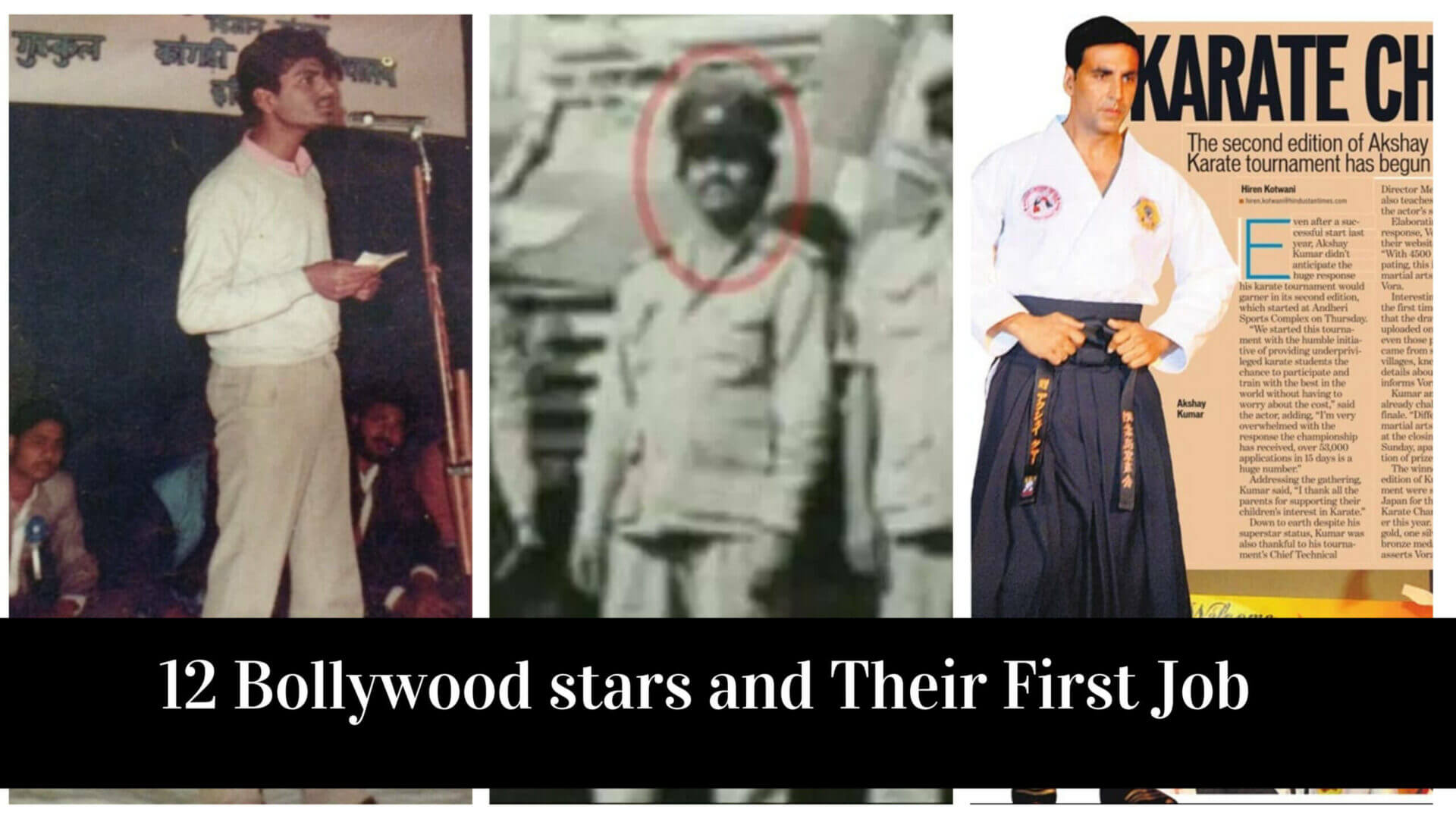 12 Bollywood Celebrities and Their First Job Before Getting Their First Break