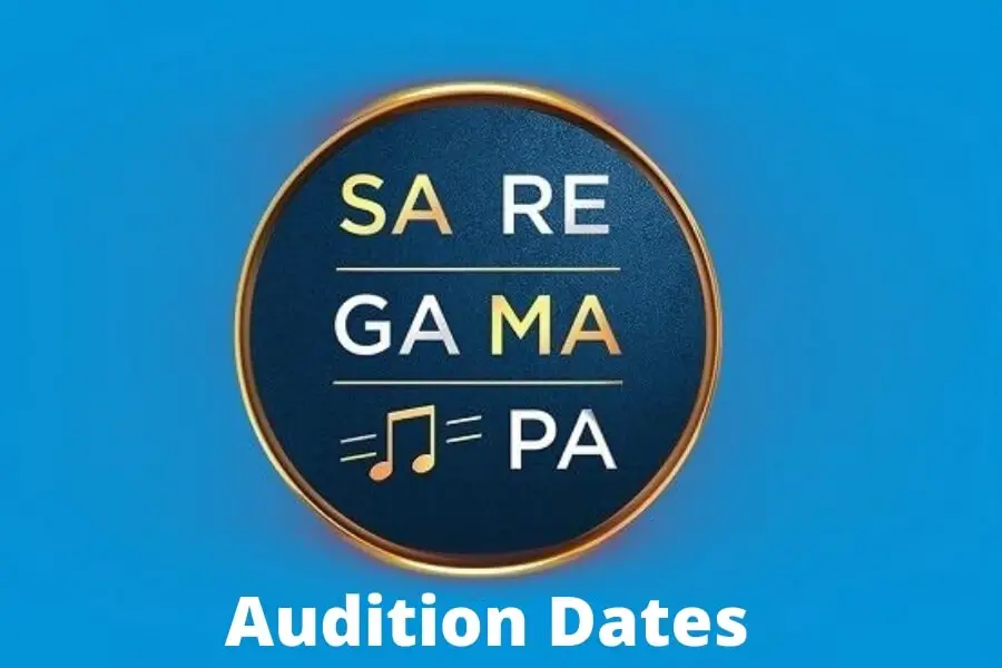 Sa Re Ga Ma Pa Audition Dates