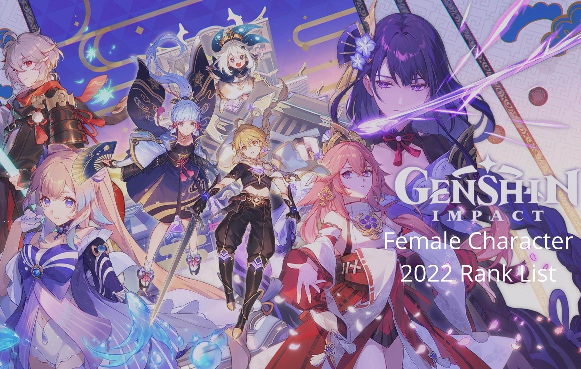 Genshin Impact Female Character 2022 Rank List