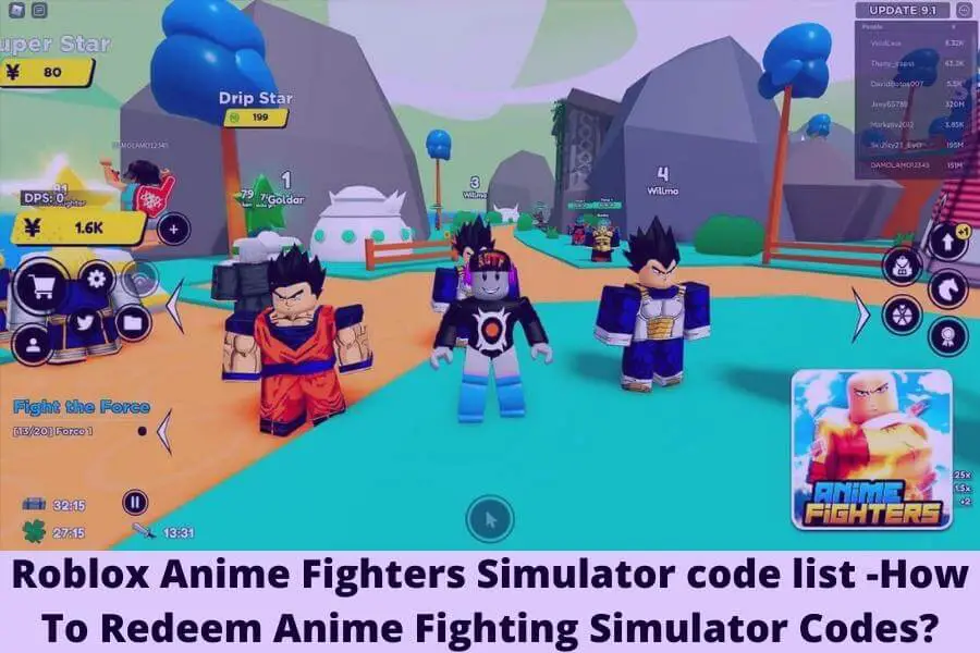Roblox Anime Fighters Simulator code list January 2022 - How To Redeem Anime  Fighting Simulator Codes? » Amazfeed