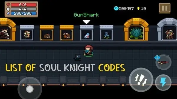 Active Soul Knight Gift Codes