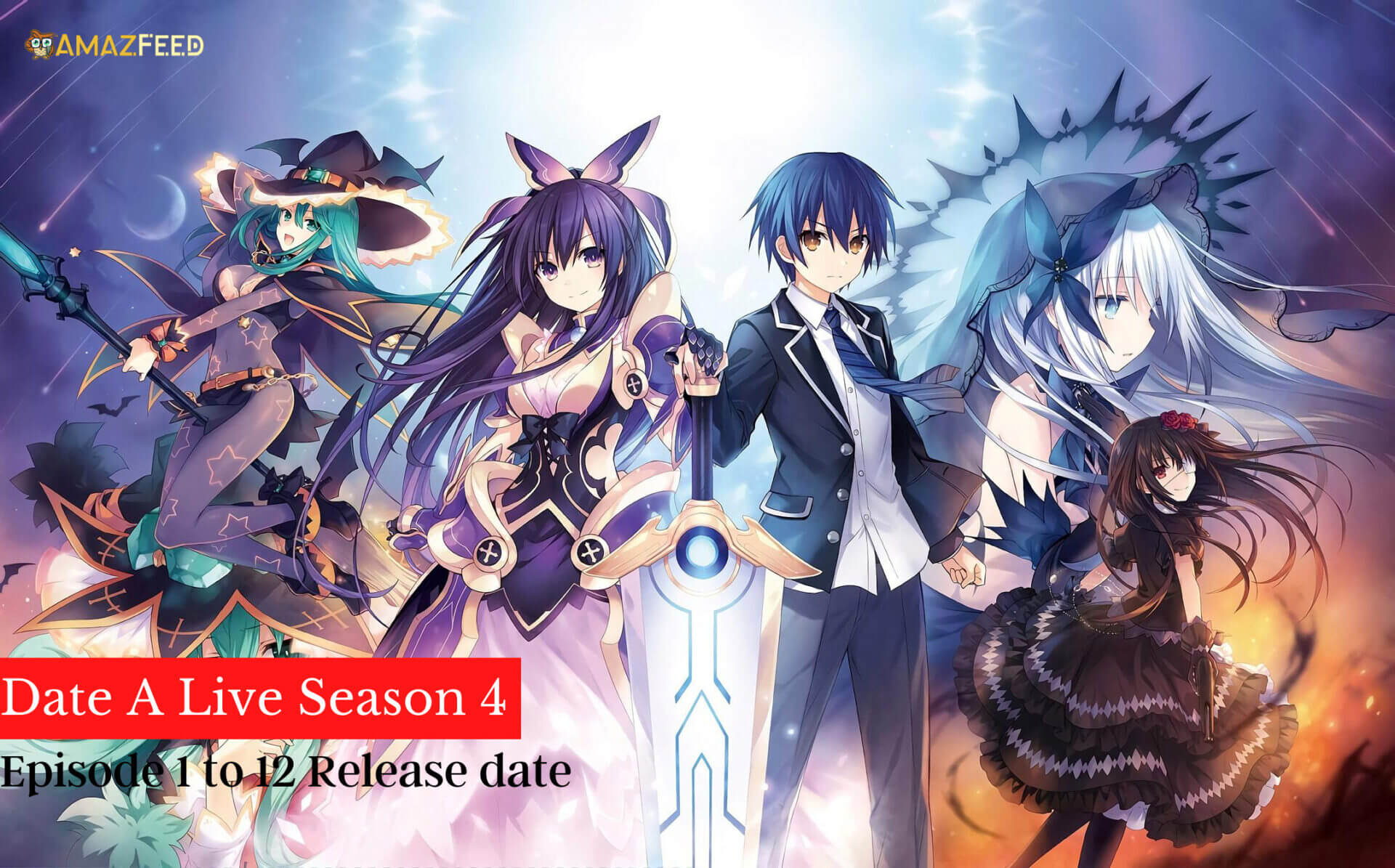 Date A Live Season 4 episode 1 to 12 release date