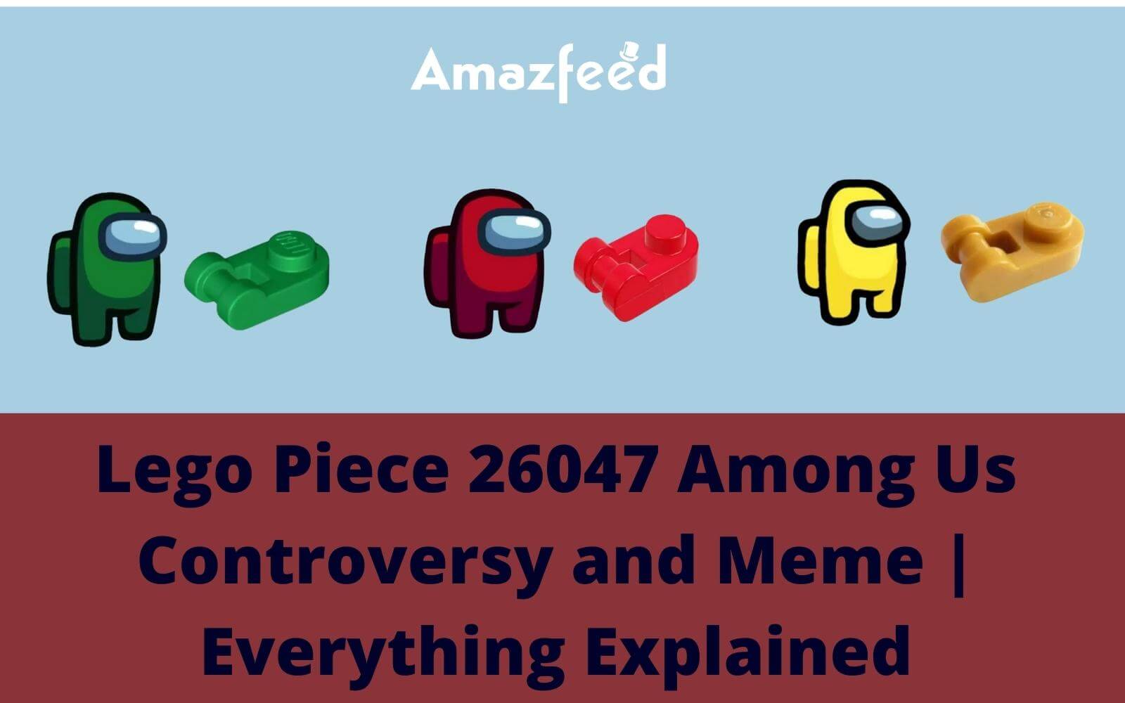 Lego Piece 26047 Among Us Controversy and Meme | Everything Explained