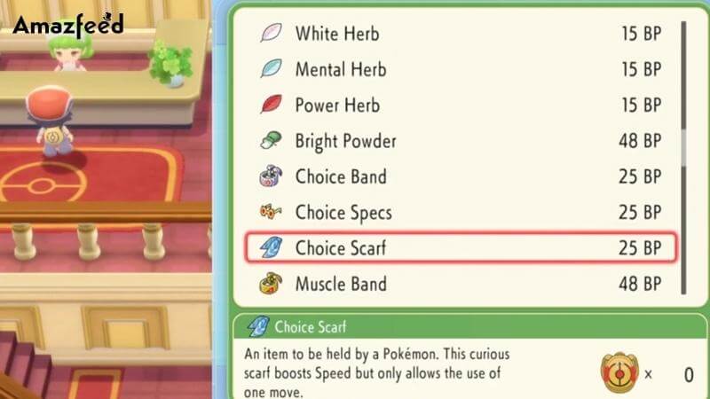 Choice Scarf Location In Pokemon Brilliant Diamond & Shining Pearl