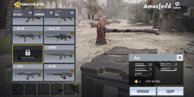 get Axe in Call of Duty Mobile