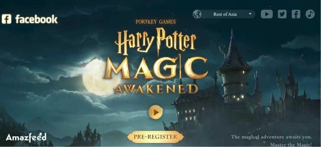 pre-register for Harry Potter: Magic Awakened