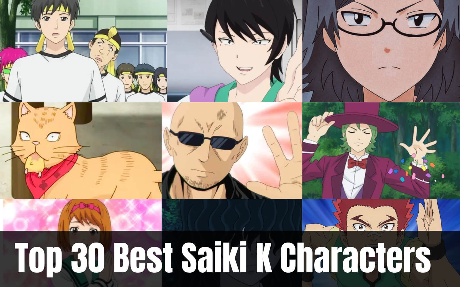 Top 30 Best Saiki K Characters
