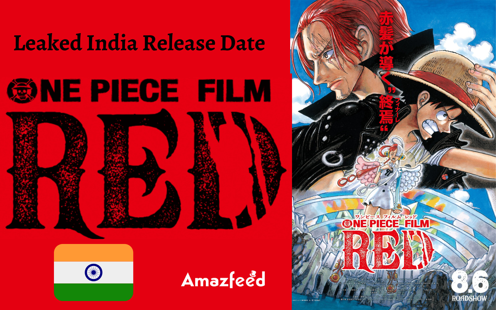 One Piece Film Red India Release Date