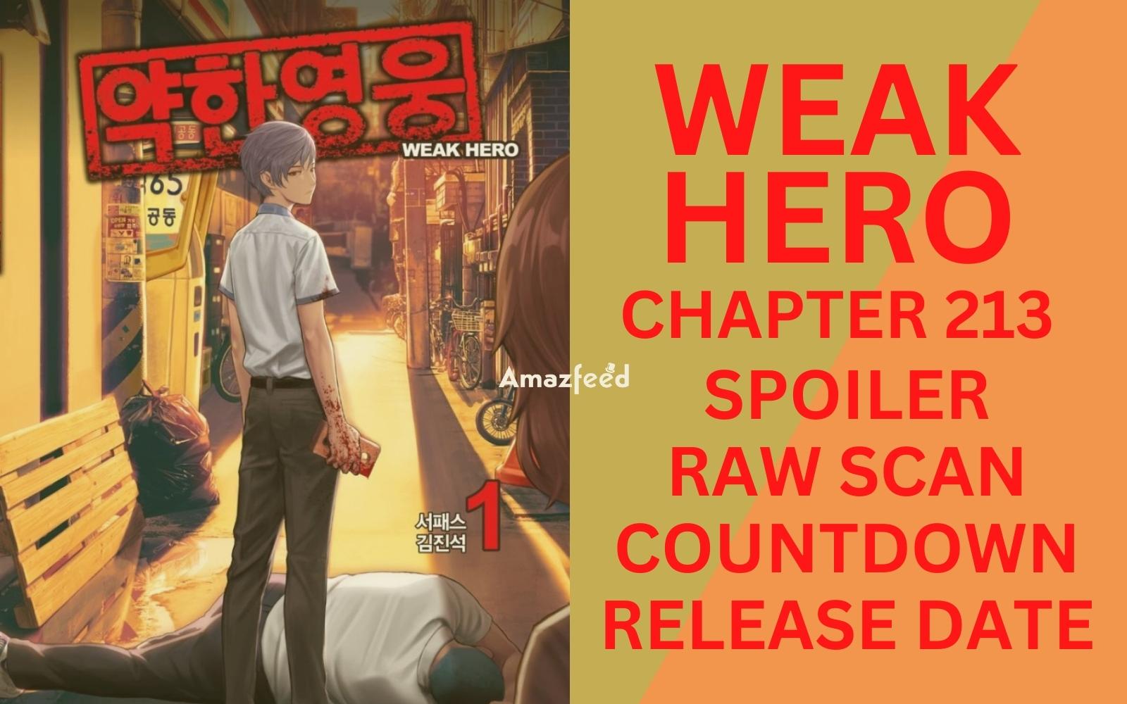 Weak Hero Chapter 213 Spoiler, Raw Scan, Color Page, Release Date, Countdown