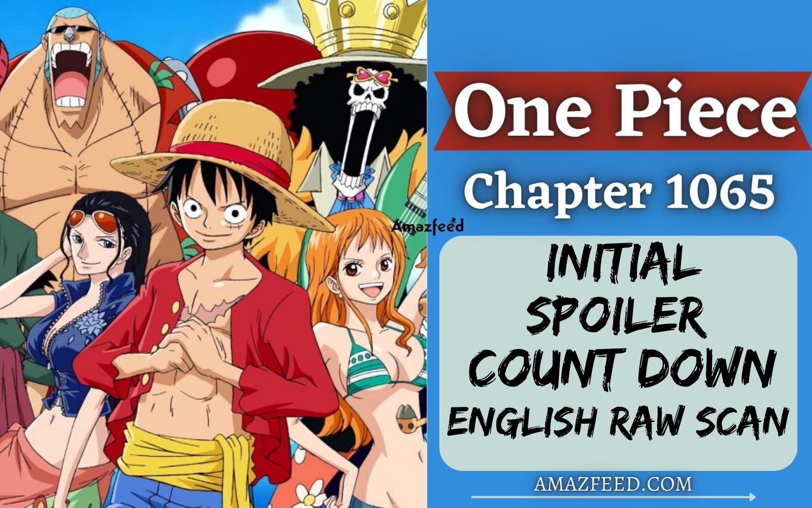 One Piece Chapter 1065 Initial Reddit Spoilers, Count Down, English Raw Scan, Release Date