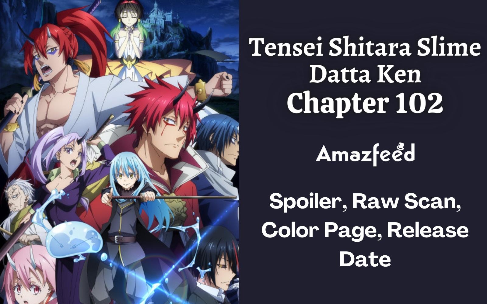 Tensei Shitara Slime Datta Ken Chapter 102 Spoiler, Raw Scan, Color Page, Release Date