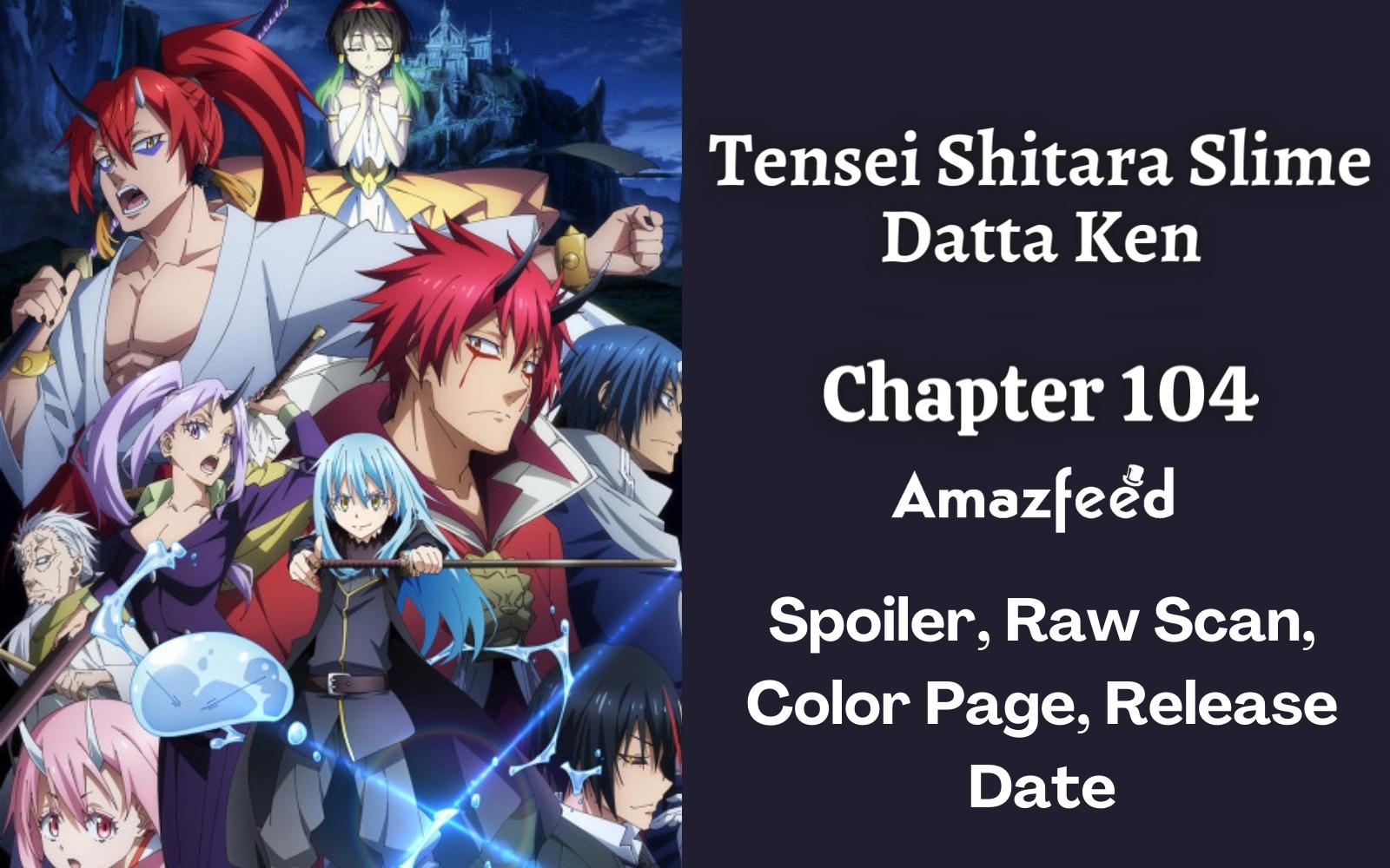 Tensei Shitara Slime Datta Ken Chapter 104 Spoiler, Raw Scan, Color Page, Release Date