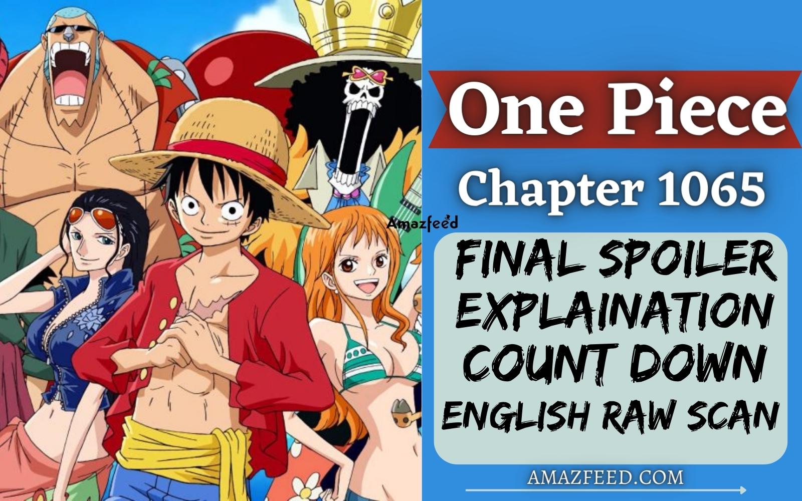 One Piece Chapter 1065 Final Reddit Spoilers Explaination, Count Down, English Raw Scan, Release Date