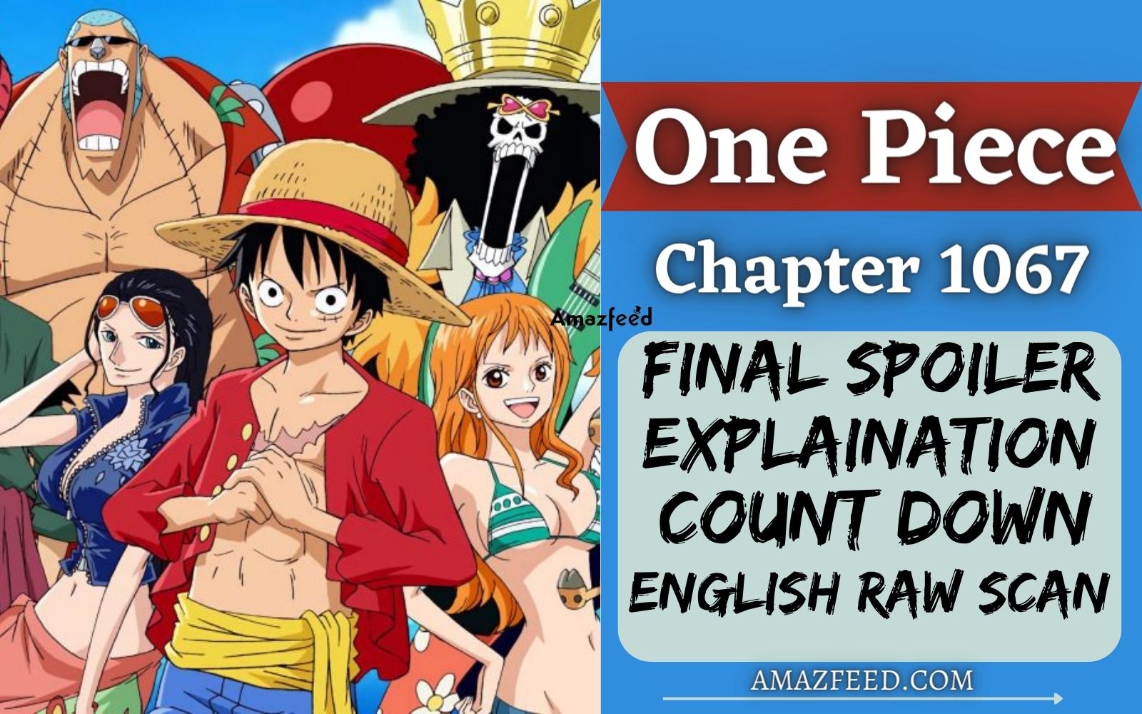 One Piece Chapter 1067 Final Reddit Spoiler Explaination, English Raw Scan, Release Date, Count Down