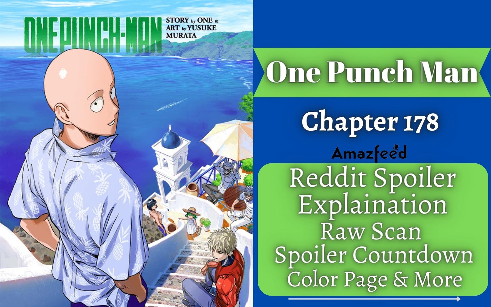 One Punch Man Chapter 178 Reddit Spoiler, Raw Scan Release Date, Shonen Jump Release Date, Color Page & More