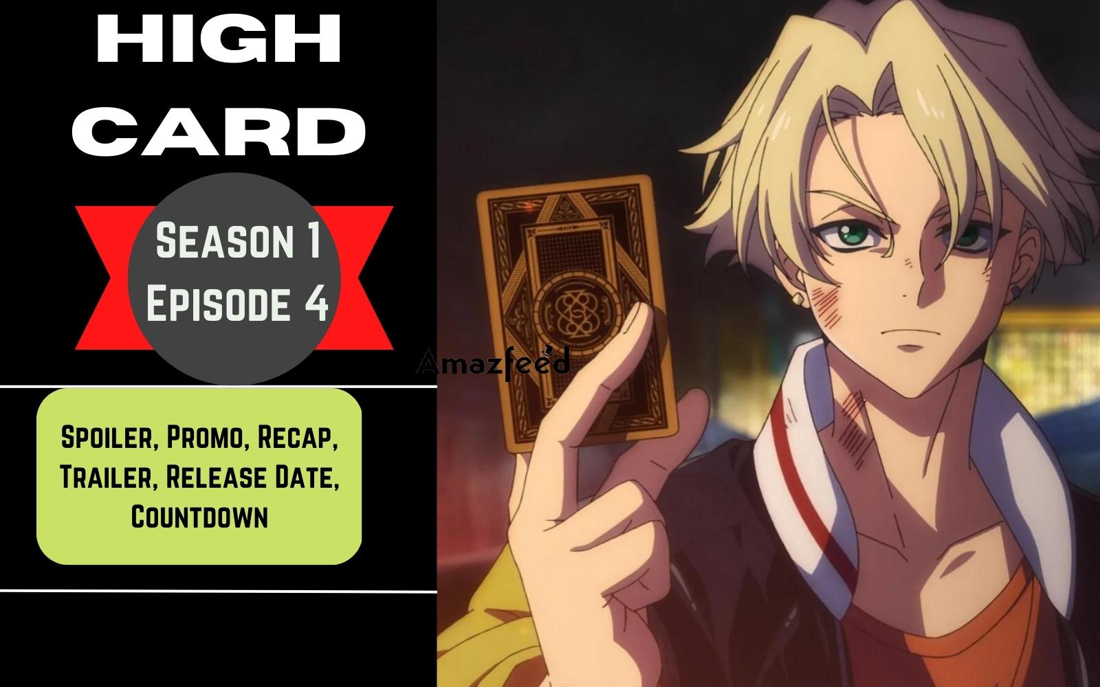 High Card Anime Series Release Date, Trailer